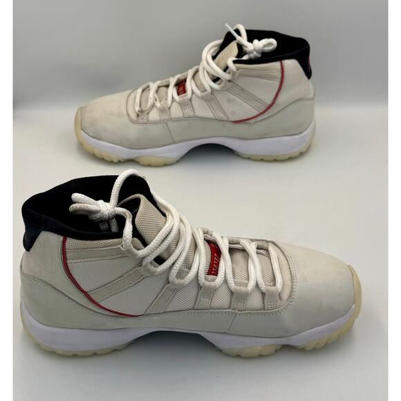 Nike Air Jordan 11 Retro Platinum Tint Mens White Sz 11 378037-016 # 412 - Picture 3 of 8